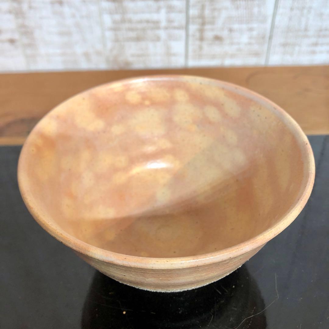 〈未使用〉ピンクマーブル柄がかわいい　茶碗　お砂入茶碗　抹茶碗　茶道具