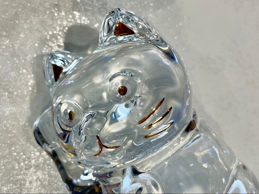 Baccarat ガラス製招き猫