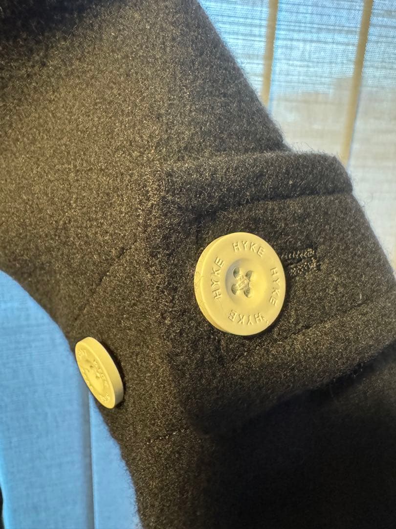 【HYKE(ハイク)】DOUBLE FACE DUFFLE COAT サイズ04