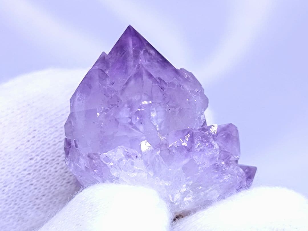 高品質　カクタスアメジスト　南アフリカ産　サボテン　フェアリー　スピリット　③