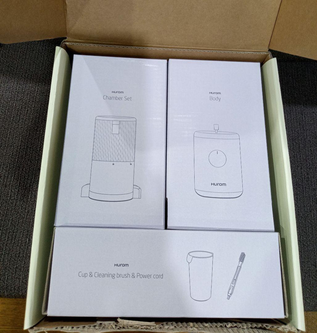 未使用　Hurom　スロージューサー　H310A　ベージュ　2025年製