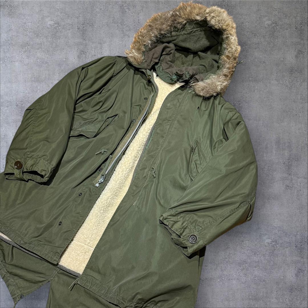 米軍 M51 フィールドパーカー モッズコートフルセット リアルファー　M65