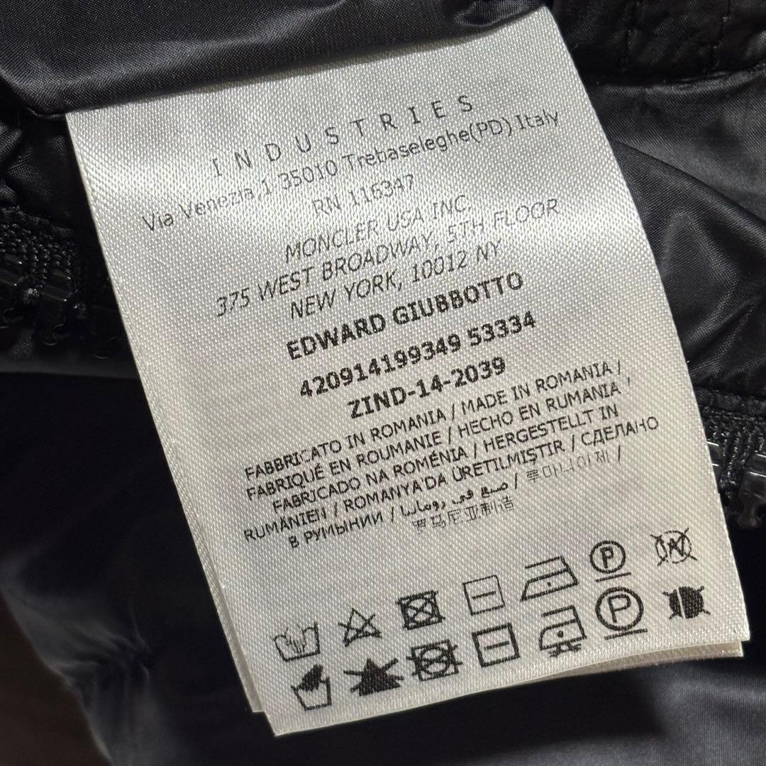 【希少】モンクレール　エドワード　EDWARD サイズ3 ブラック