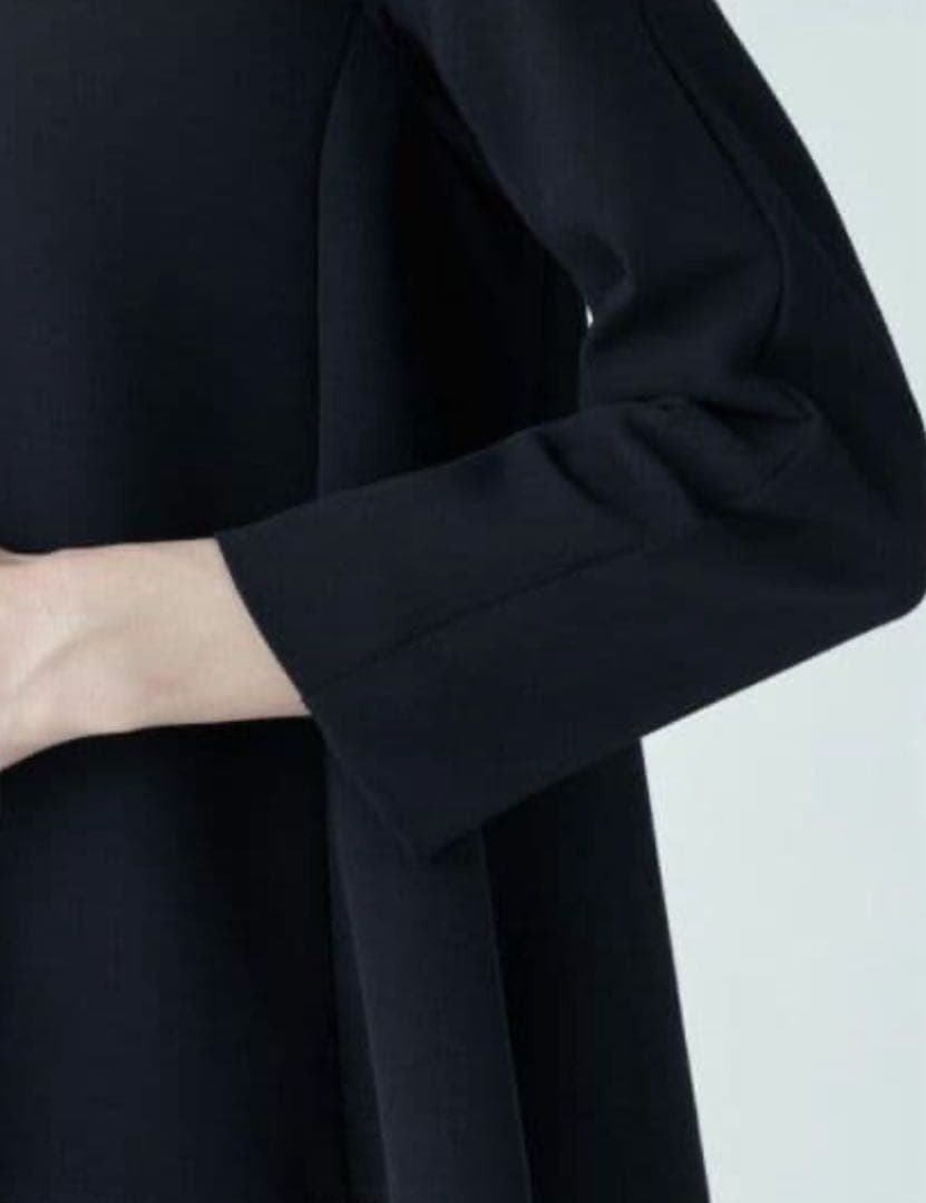 TOMORROWLAND　ドライダブルクロス クルーネックプルオーバー　ネイビー