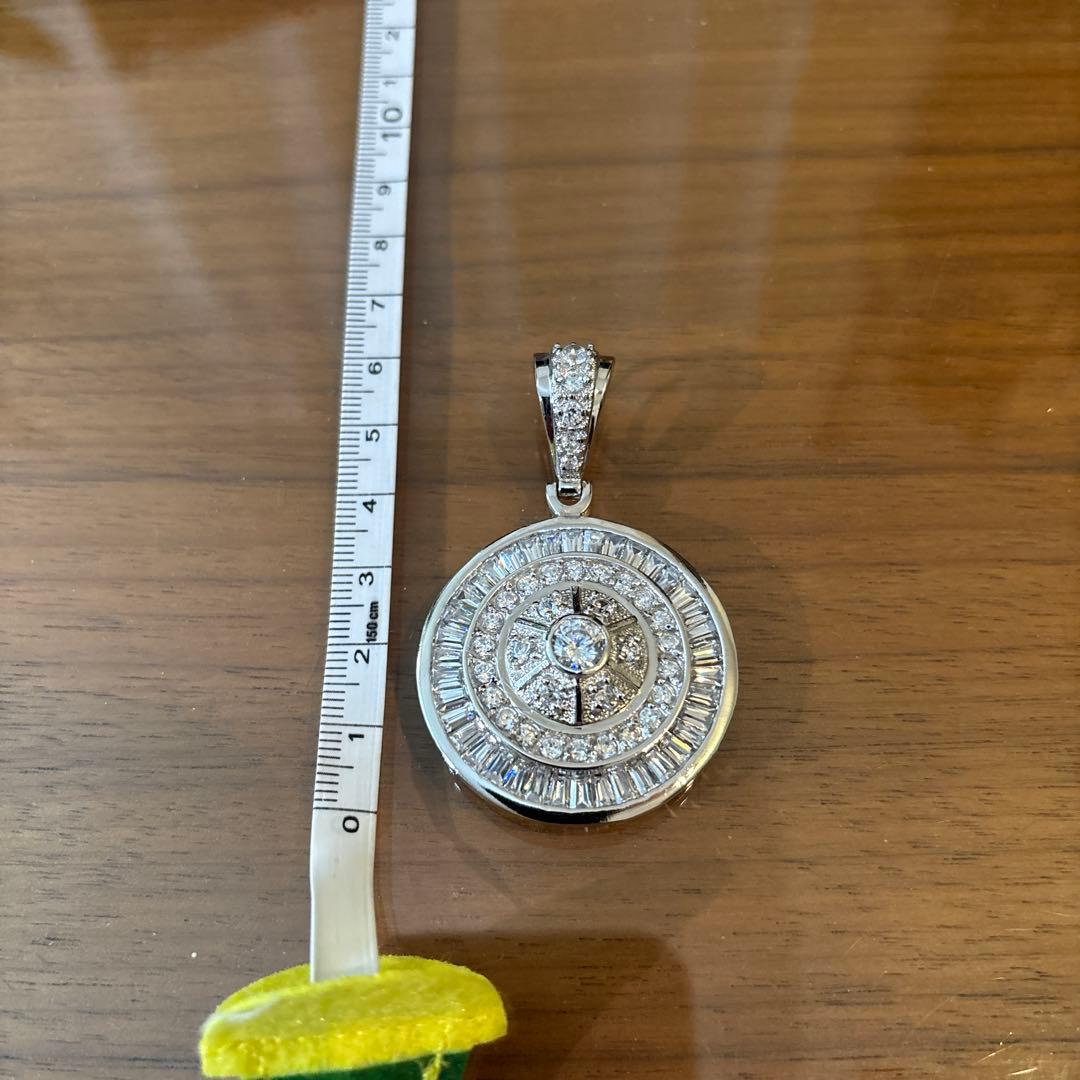 シルバー ペンダントセット ダイヤモンド風