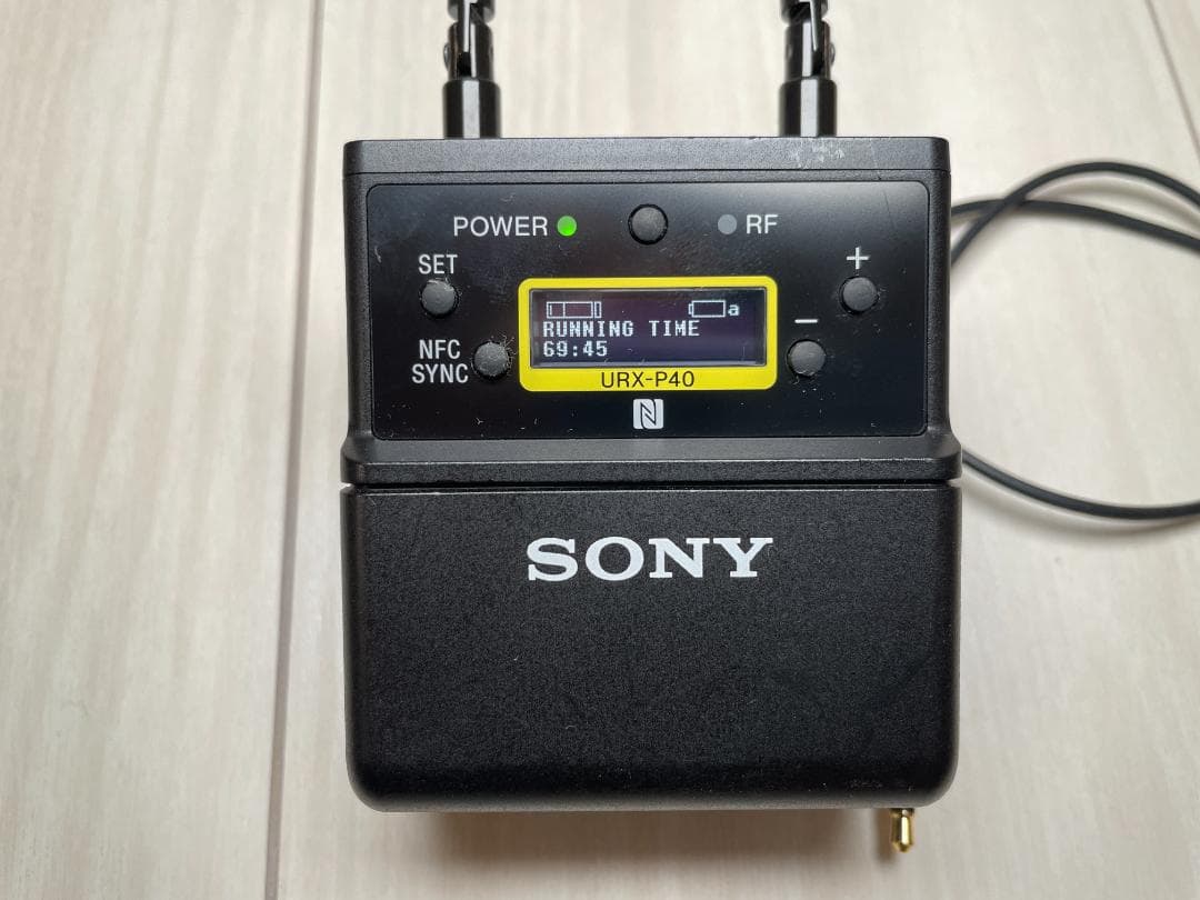 【中古完動品】 SONY URX-P40 ポータブルダイバーシティーチューナー