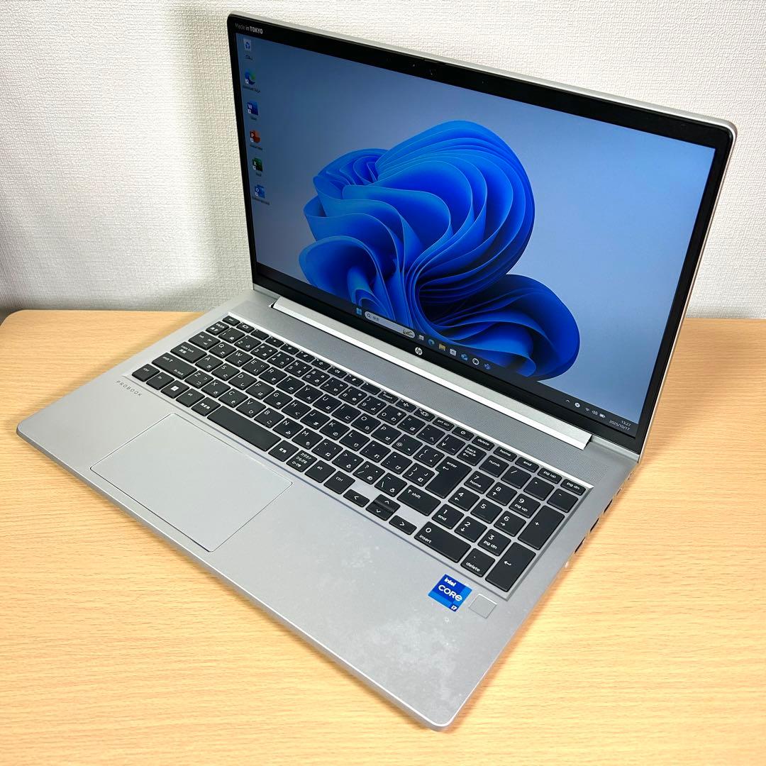 美品 hp Probook 450G9 i7 512GB 16GB 15インチ
