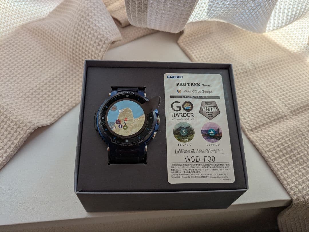 稼働品 初期化済み　CASIO PROTREK スマートウォッチ　WSD-F30