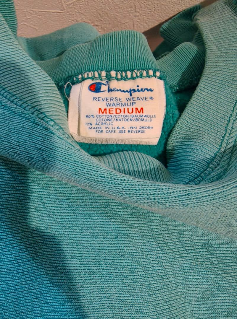 s*a様 Champion Reverse Weave M 青目 中期トリコタグ