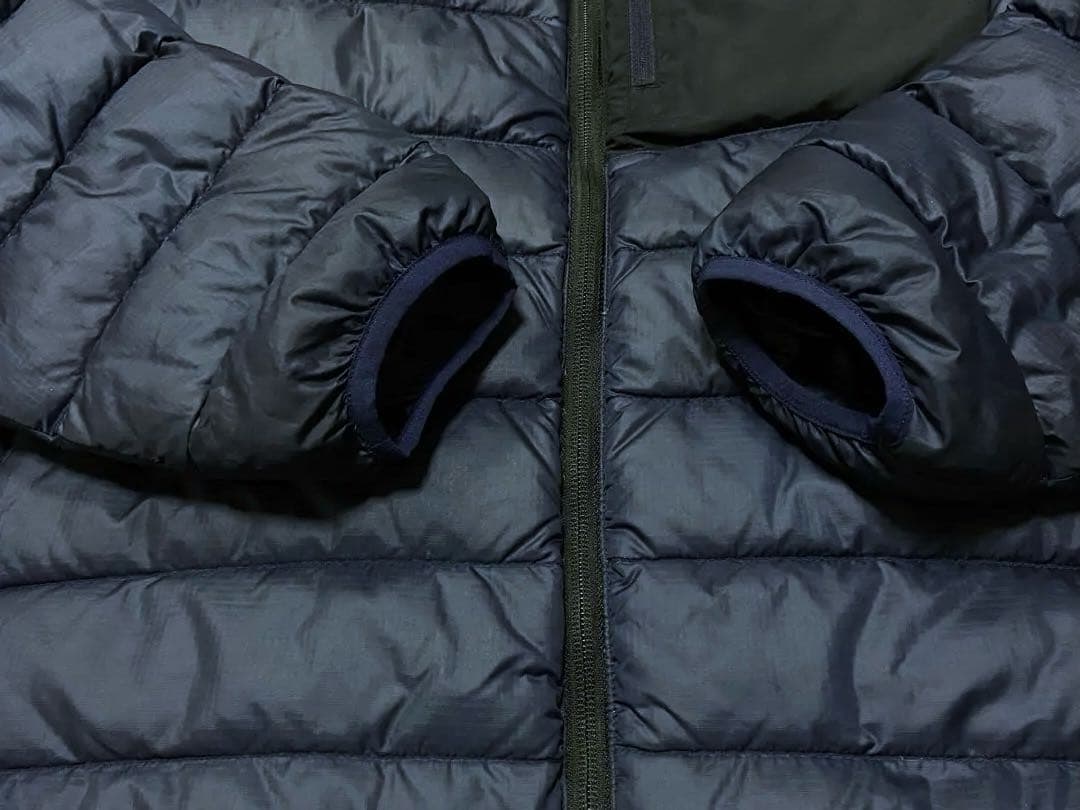 モンベル 1101492 コロラドパーカ リバーシブル ダウンジャケットL黒x紺