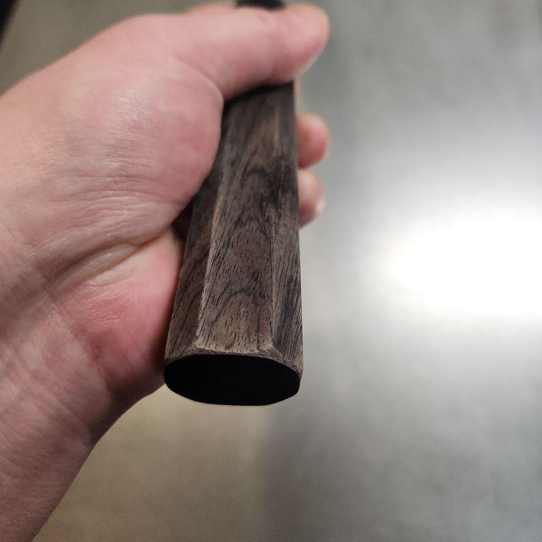 銀三　本焼　無銘　黒檀　柳刃包丁　尺