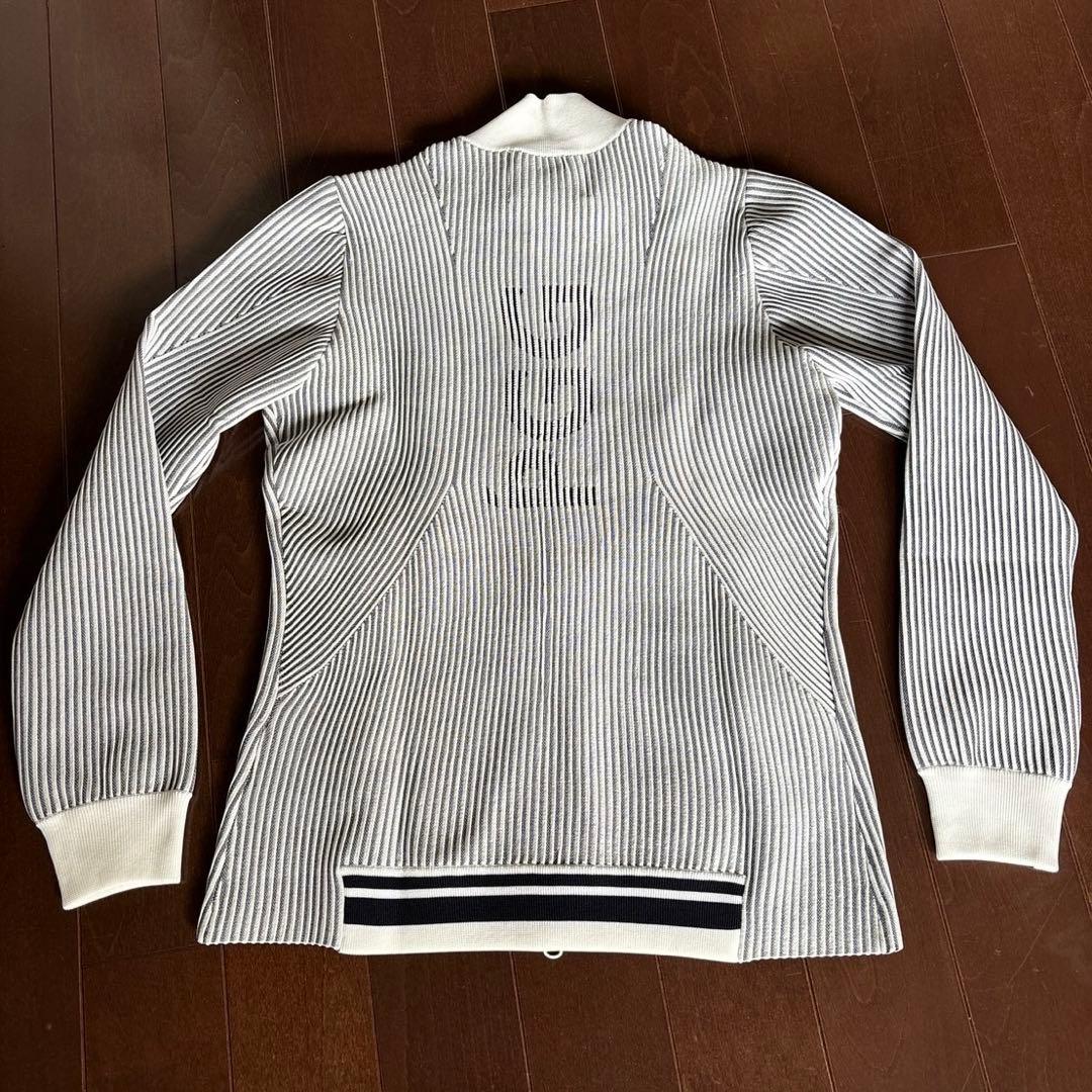 パーリーゲイツPGGポリエステルヤーン杢グレージャケットサイズ1