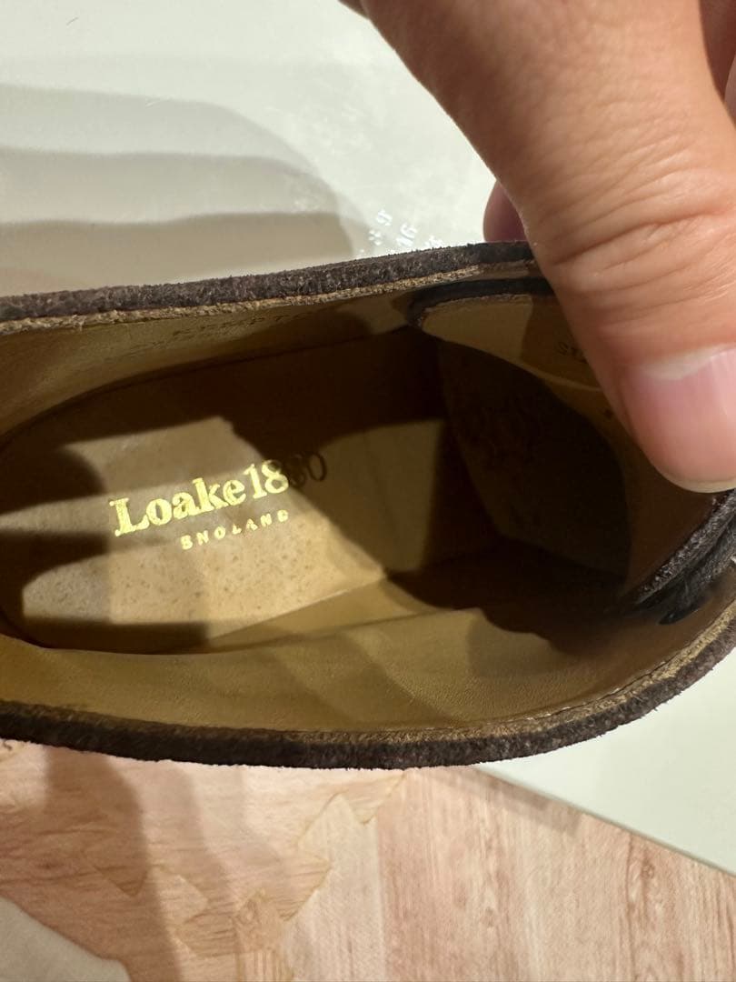 loake ローク ブラウン スエード チャッカブーツ