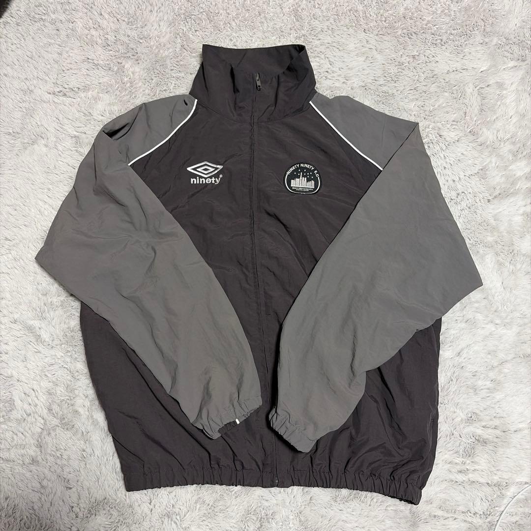 9090✖︎umbro ナイロンジャケット グレー/ブラック