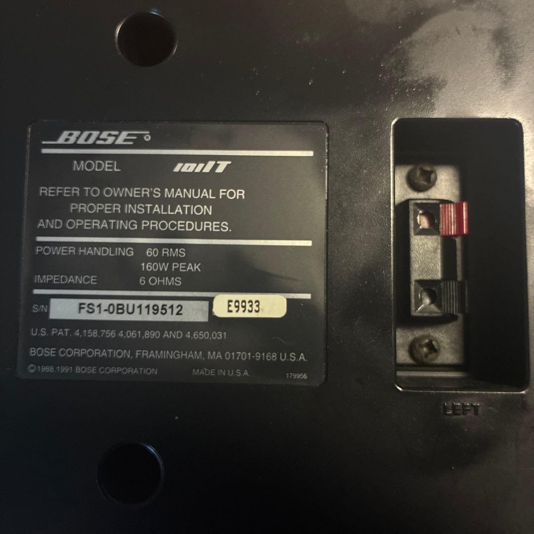 ナット　BOSE 101IT Italiano イタリアーノ　ボース　ペア