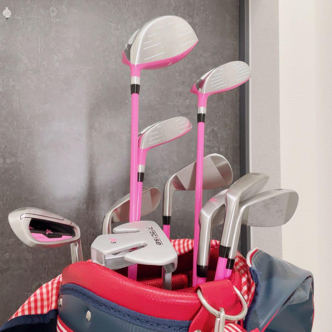 【美品】初心者 ゴルフクラブ・バッグ・ケースセット adidas