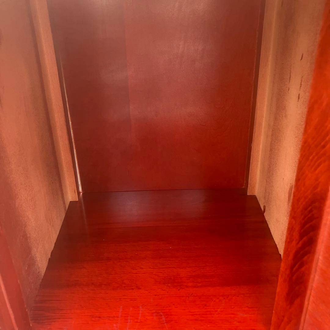 北欧風　電話台 アンティーク インテリア 引き出し 木製　オランダ製