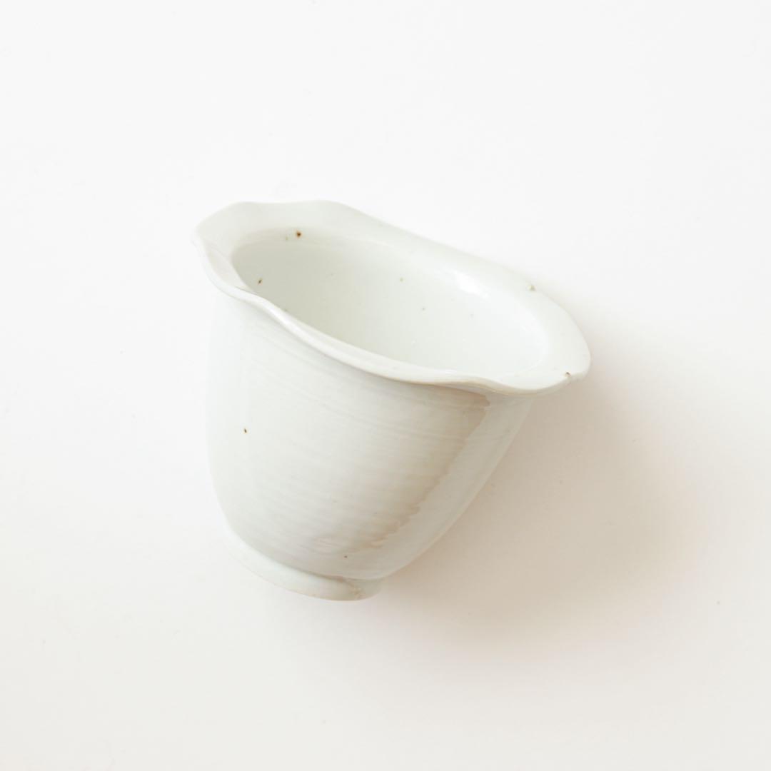 伊万里　古伊万里　江戸　中期　白磁　輪花　向付