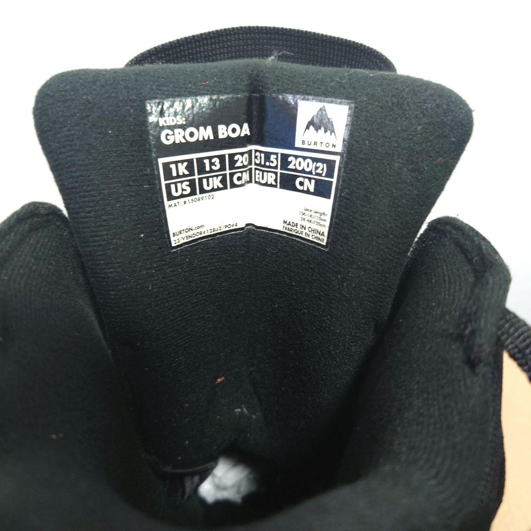 Burton Grom BOA 子供用スノーボードブーツ 1K(20cm)