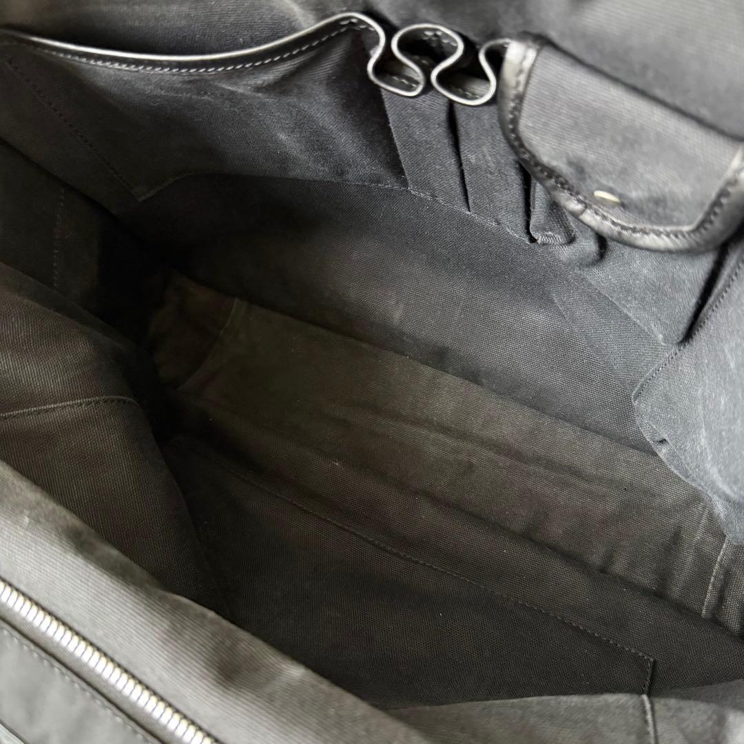 【フェリージ】ビジネスバッグ　ブリーフケース レザー　ナイロン ブラック