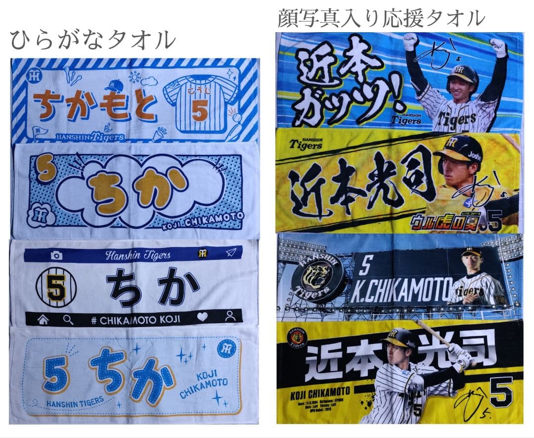 阪神タイガース 近本光司 ユニホーム タオル