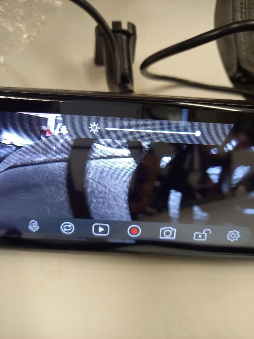 動作確認済　AUTO-VOX　ZJ-V5pro　ミラー型ドラレコ　前後カメラ