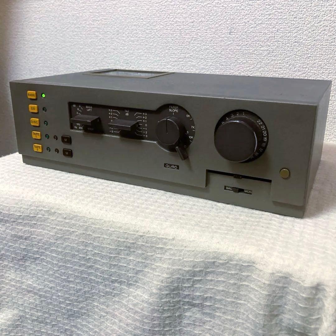 英国 名作 QUAD44プリアンプ後期型 アナログ盤好きな方にオススメCD入力有
