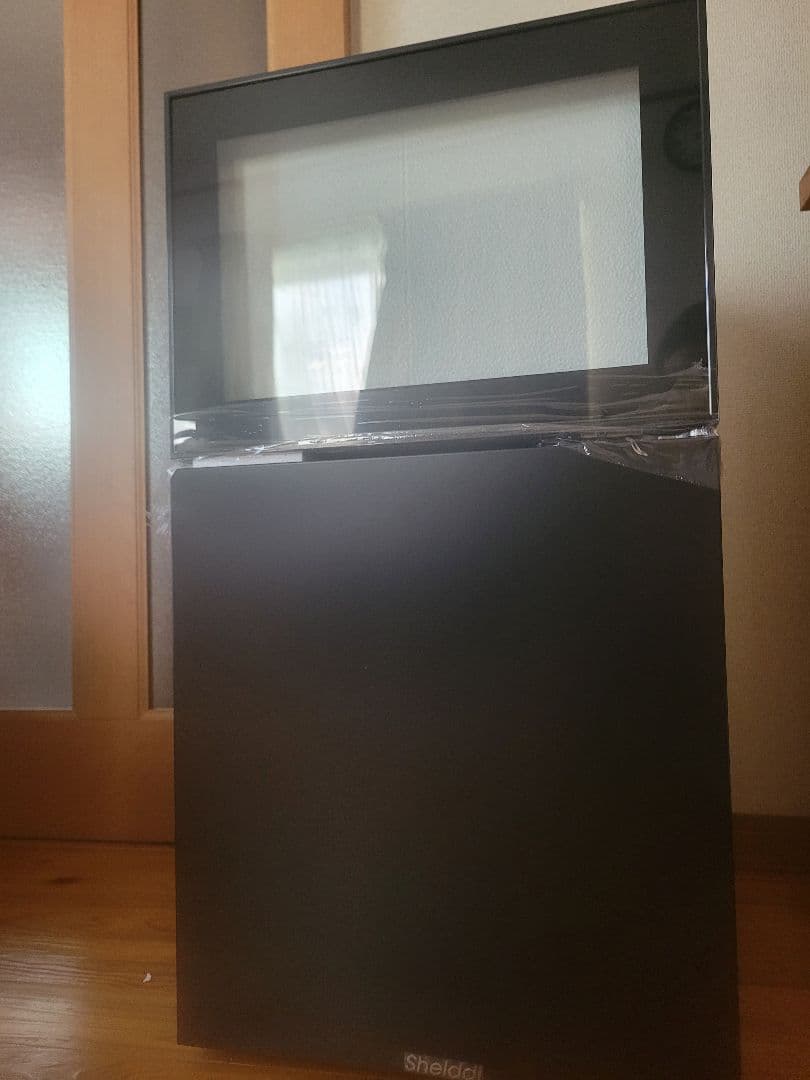 小型冷蔵庫冷凍庫 80L 幅44.5 透明ガラスドア 静音 省エネ 左開き