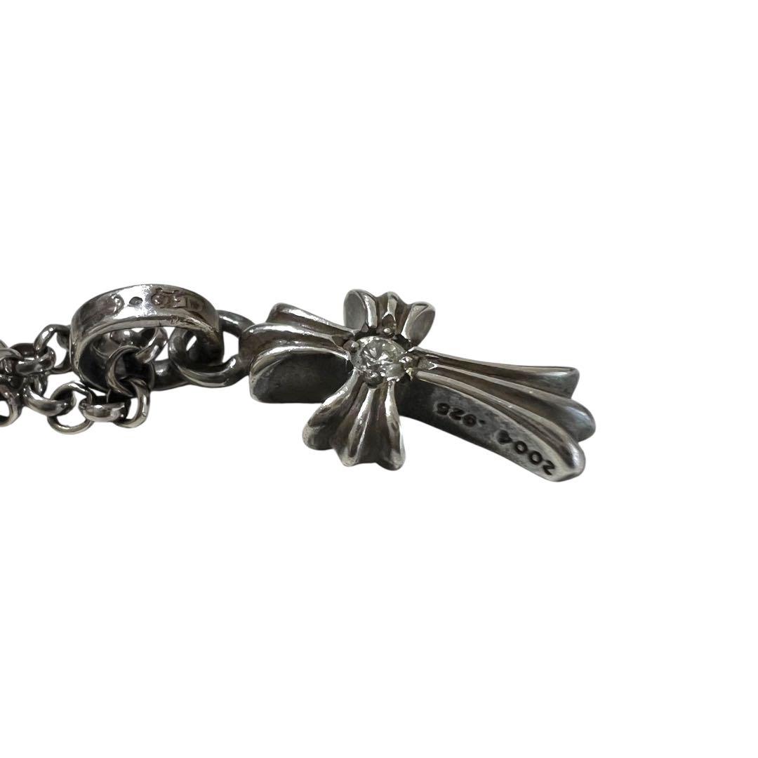 【正規品】クロムハーツ ネックレス リング ダイヤ付トップ ３点 セット販売