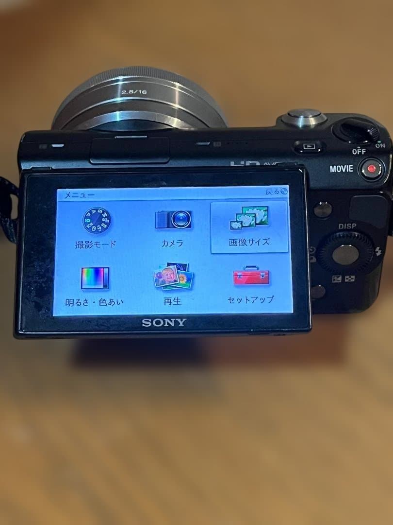 SONY　NEX-5D ミラーレス一眼カメラ　ダブルレンズキット ブラック