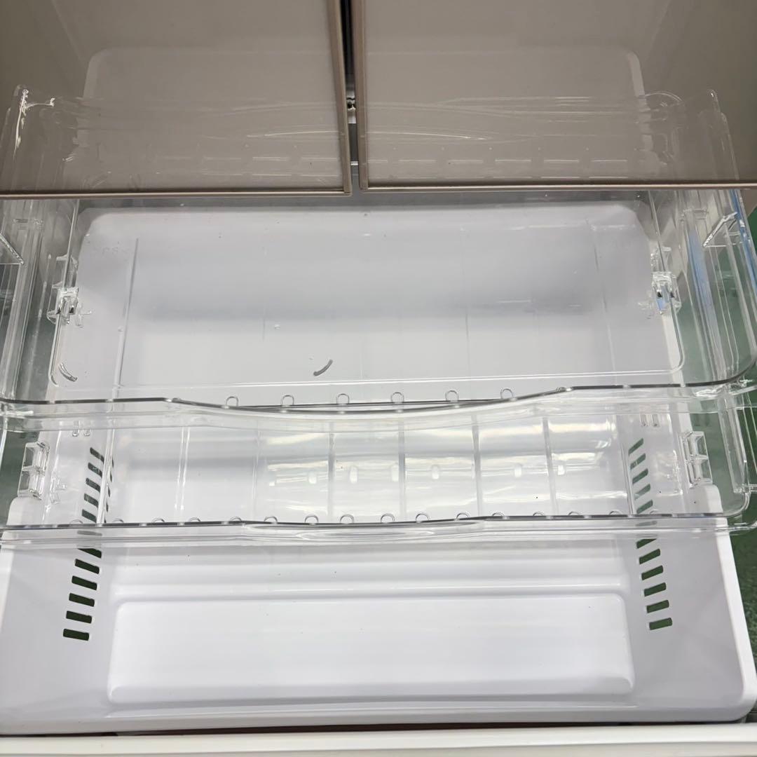 704 鏡面　大型冷蔵庫　400L強　極美品　自動製氷機　5ドア　半年保証　格安