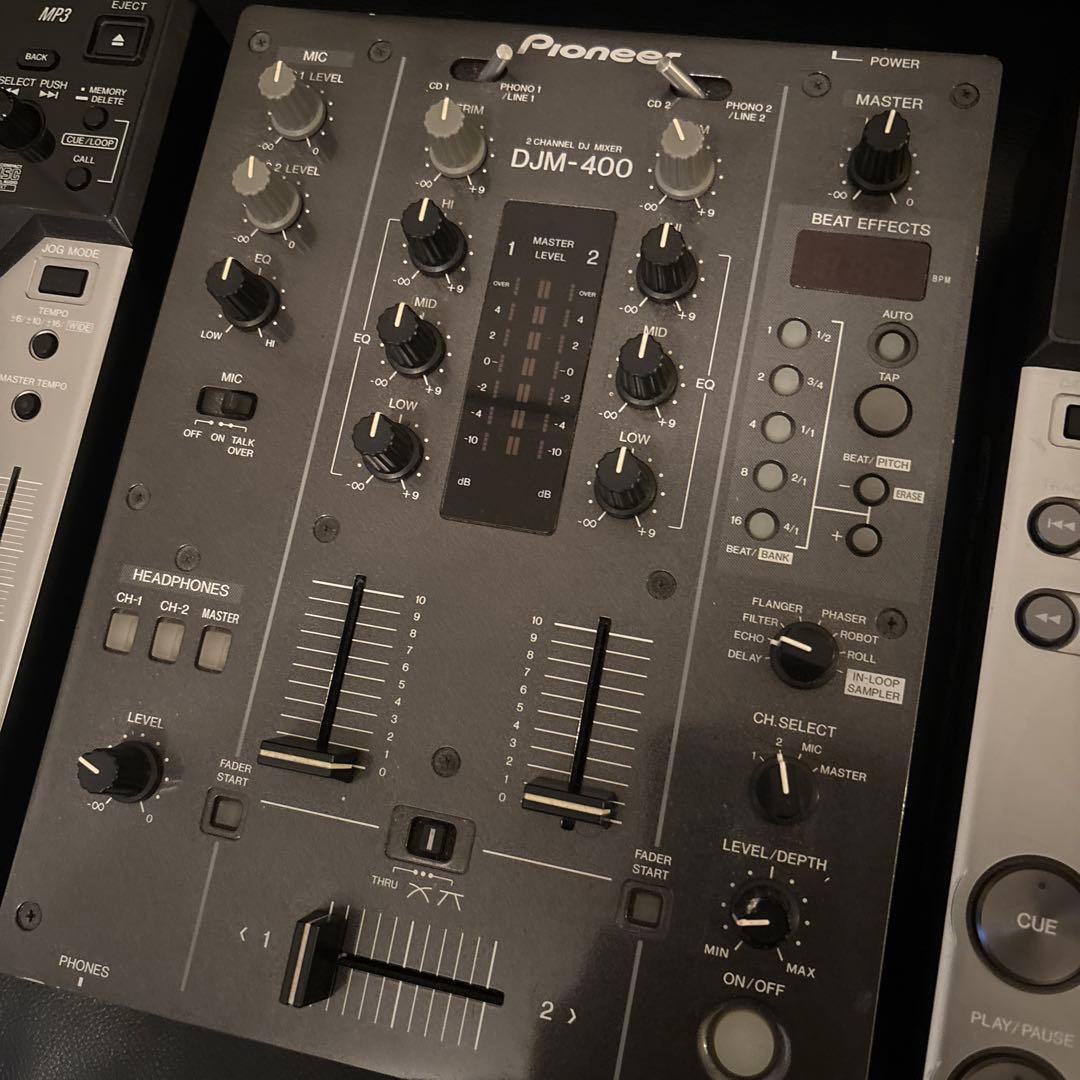 Pioneer パイオニア CDJ-400 & DJM-400 セット