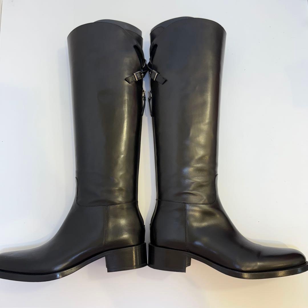 (美品)サルトル ロングブーツ 黒 24cm