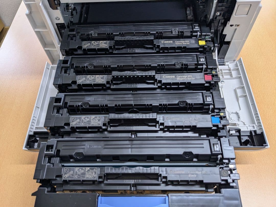 ほば新品 45枚 動作確認済 純正トナー全色100％ キャノン MF745CDW