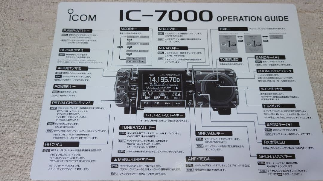 ICOM IC-7000　【動作品】