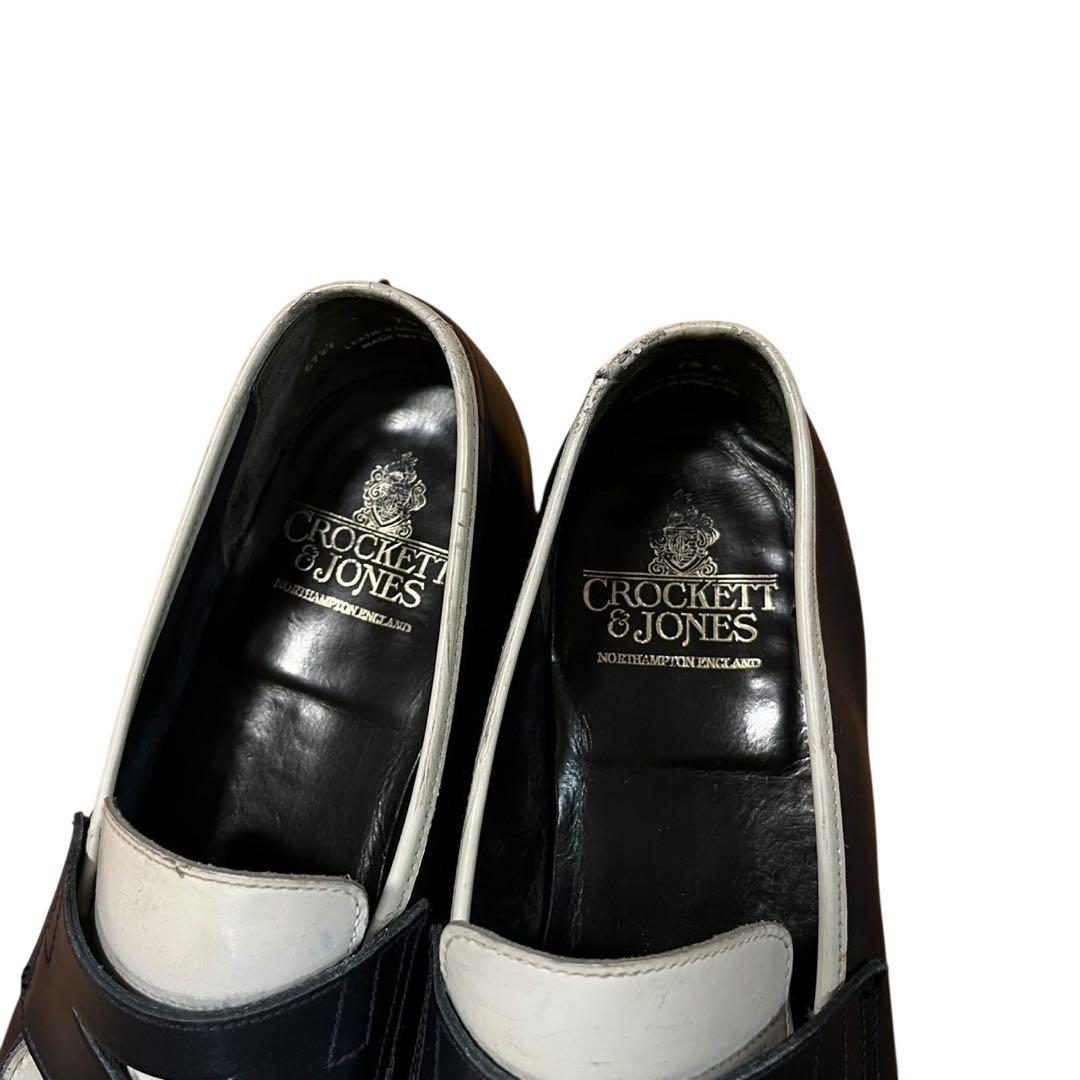 CROCKETT&JONES コンビ レザー ペニー ローファー7.5