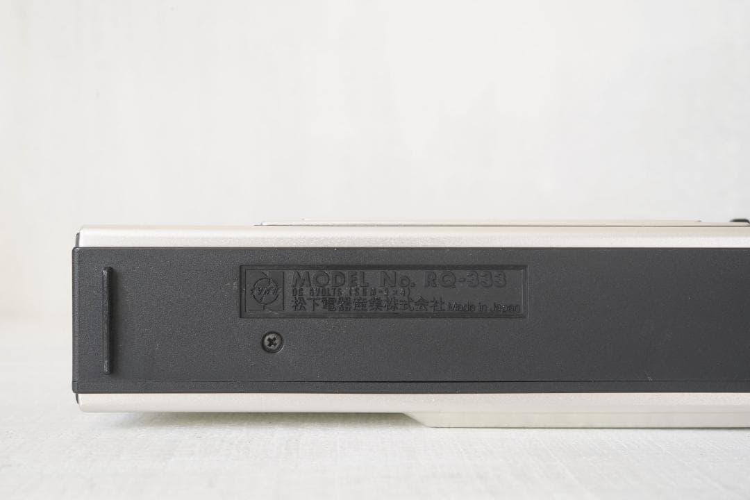 National カセットレコーダー RQ-333 ケース&アダプター付き 美品