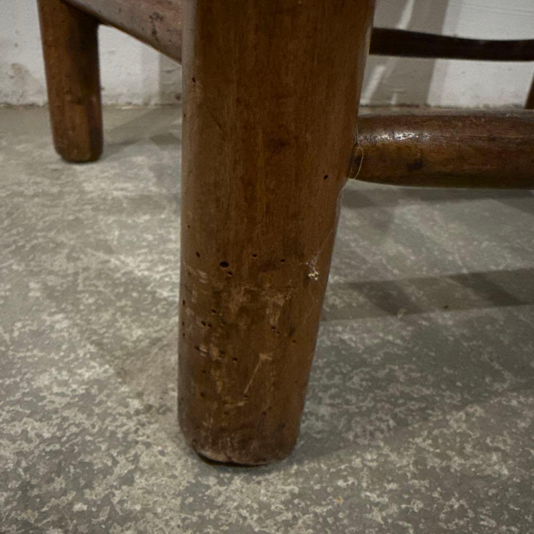 ヴィンテージ　ダイニングチェア　カフェチェア　藁座面　1