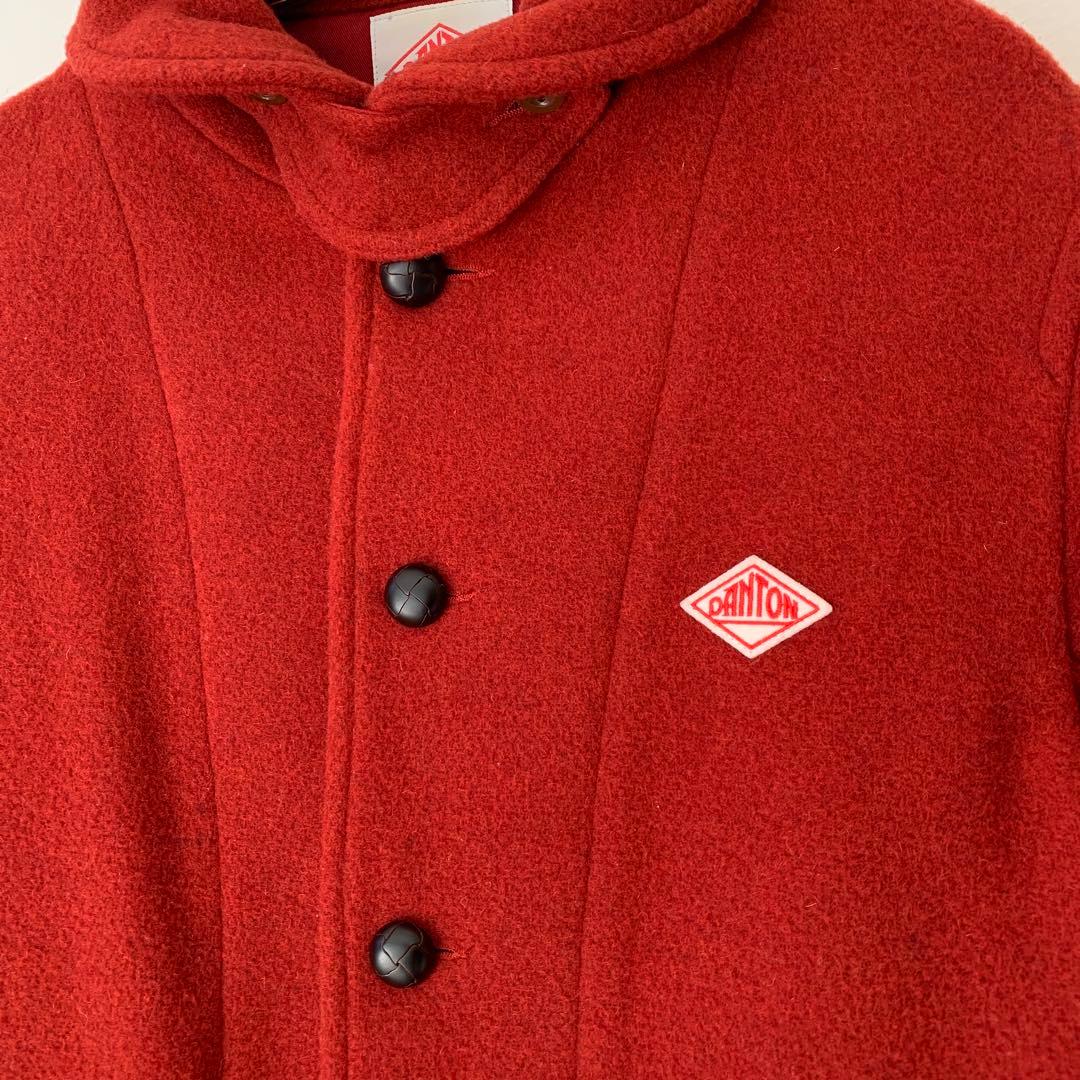 1/31まで値下げ美品DANTONダントンウールモッサ丸襟XL 希少44サイズ
