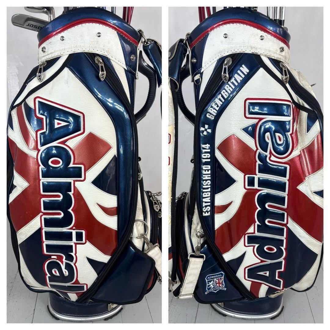 本格派 メンズゴルフクラブ 16本 フルセット ゴルフセット アドミラル　ゴルフ