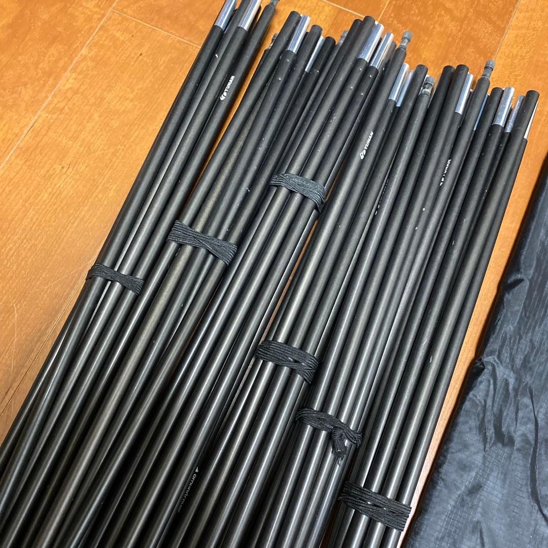 グランドカバー　ACORN HOUSE 3.45 ブラック　グランドシート付き