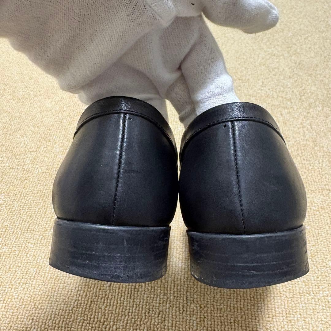 REGAL リーガル ビットローファ 24.5 キルト ホースビット 本革 黒