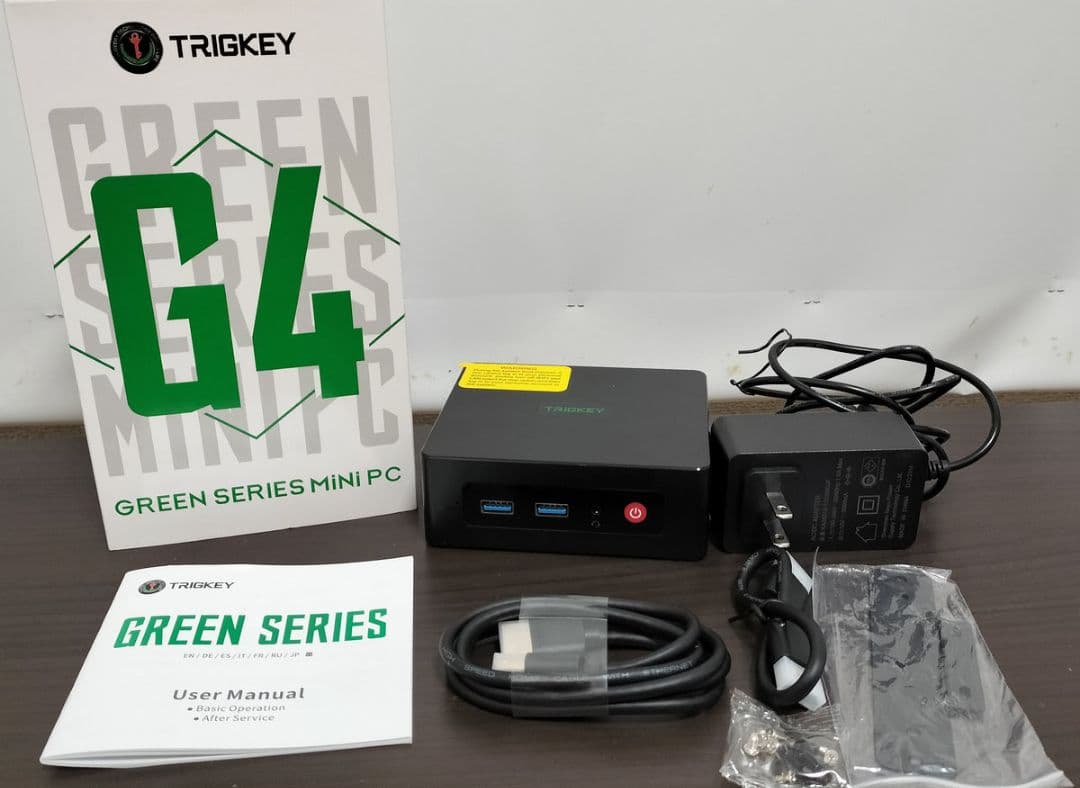 TRIGKEY G4 N100 ミニPC DDR4 16GB SSD 500GB