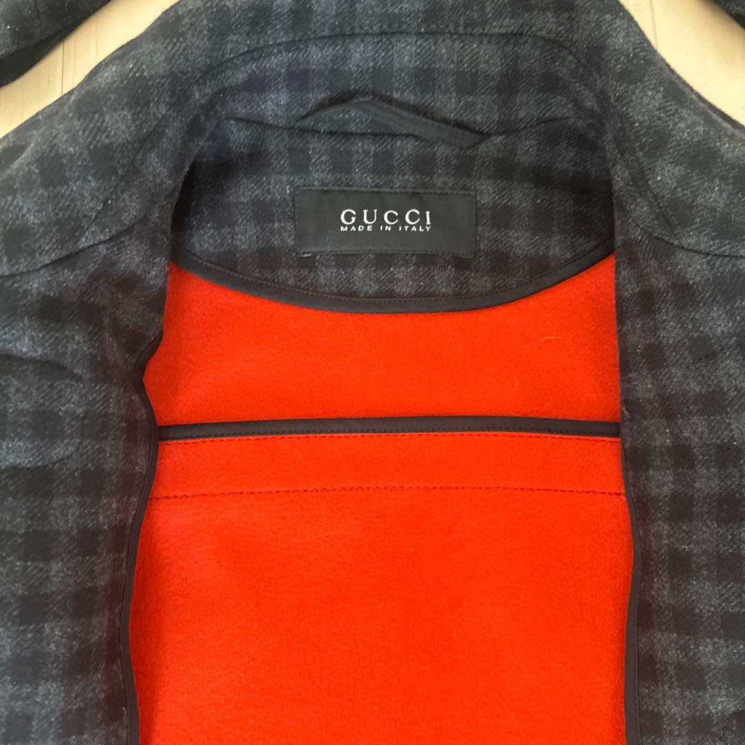 ねこのしもべ【新品】GUCCI フーディダッフルコート
