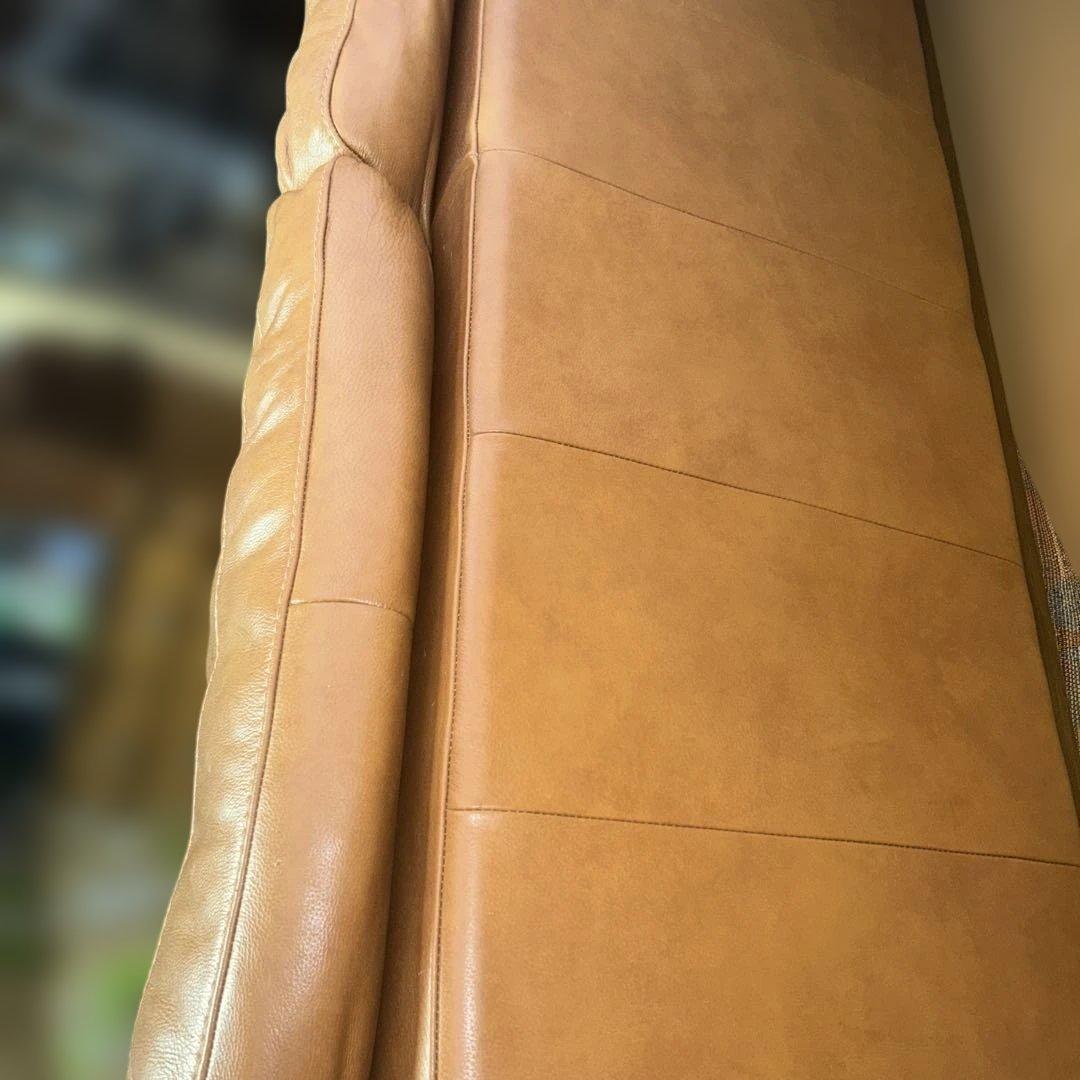 ⭐︎本牛革2シーターキャメルソファ⭐︎