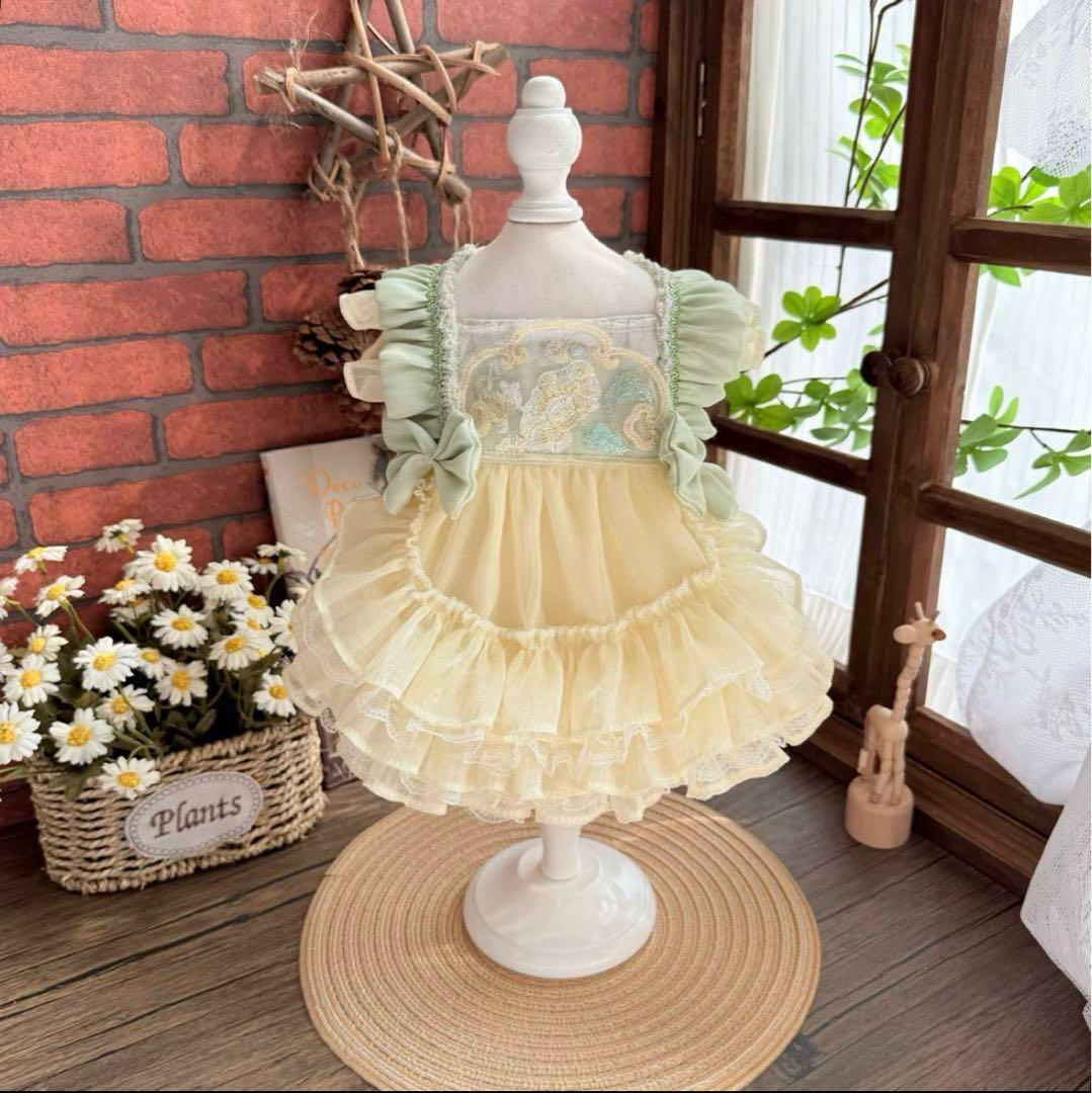 milmil犬服　猫服　ハンドメイド　ワンピース　わんちゃん