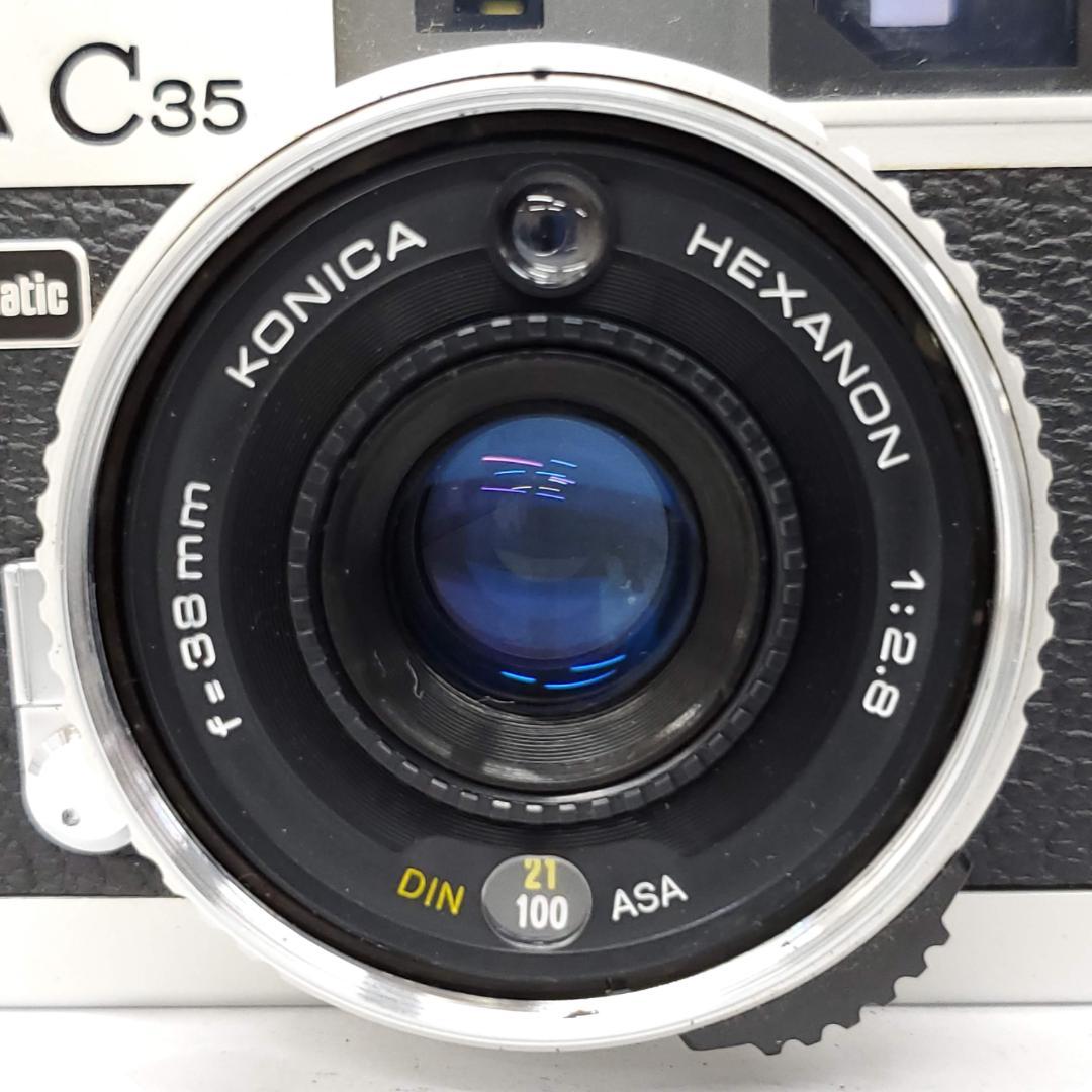 フィルムカメラ KONICA C35 Flash matic F1219-409-3v p