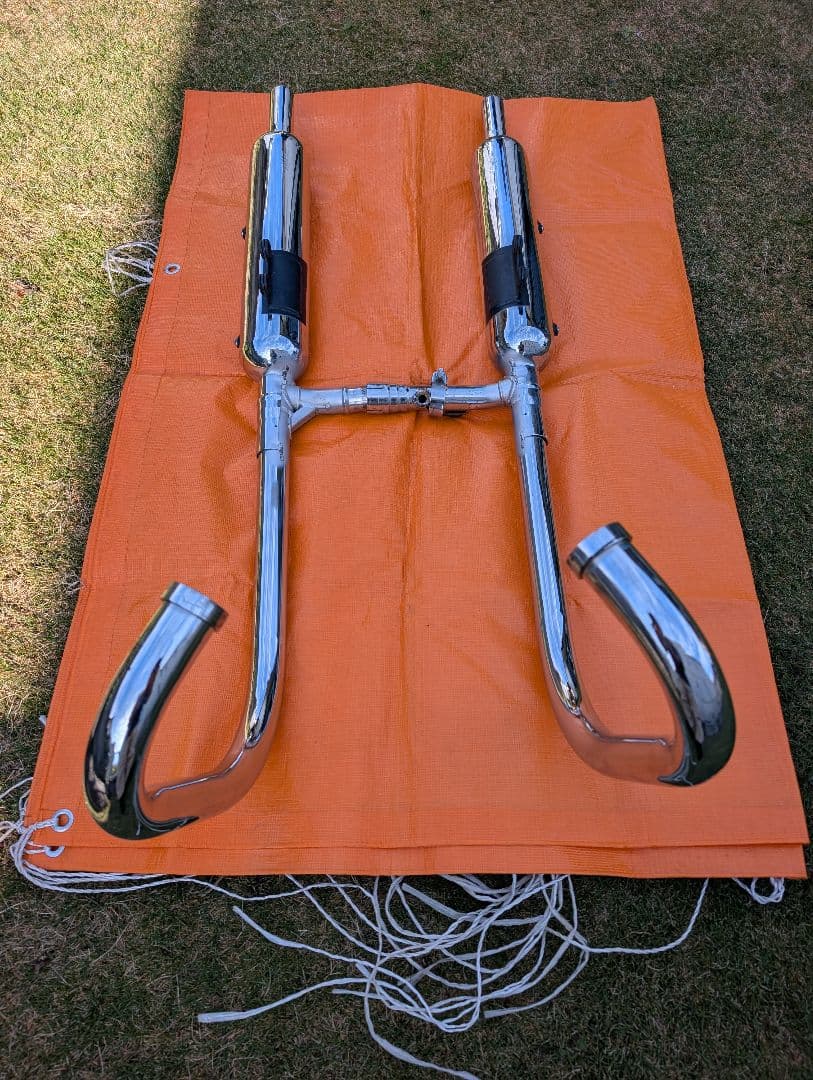 趙*龍様 趙雲子龍　kawasaki w800 バイク　純正マフラー　K