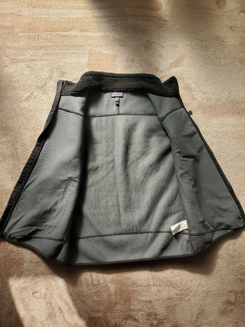 19年 メンズL パタゴニア ベスト　フリース　レトロX 黒　ブラック