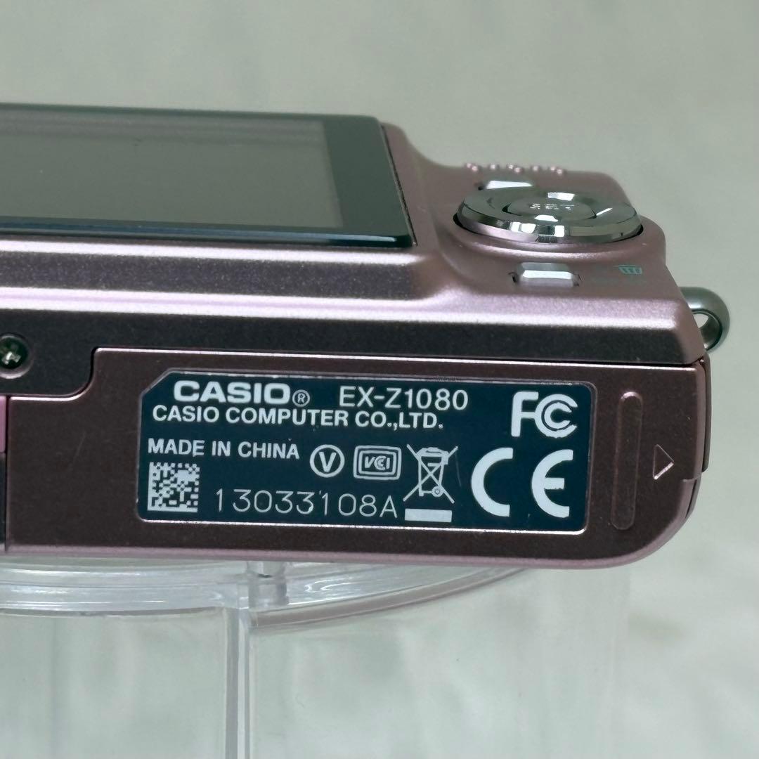 CASIO カメラ　EX-Z1080 充電器　説明書　ピンク コンデジ　可動品